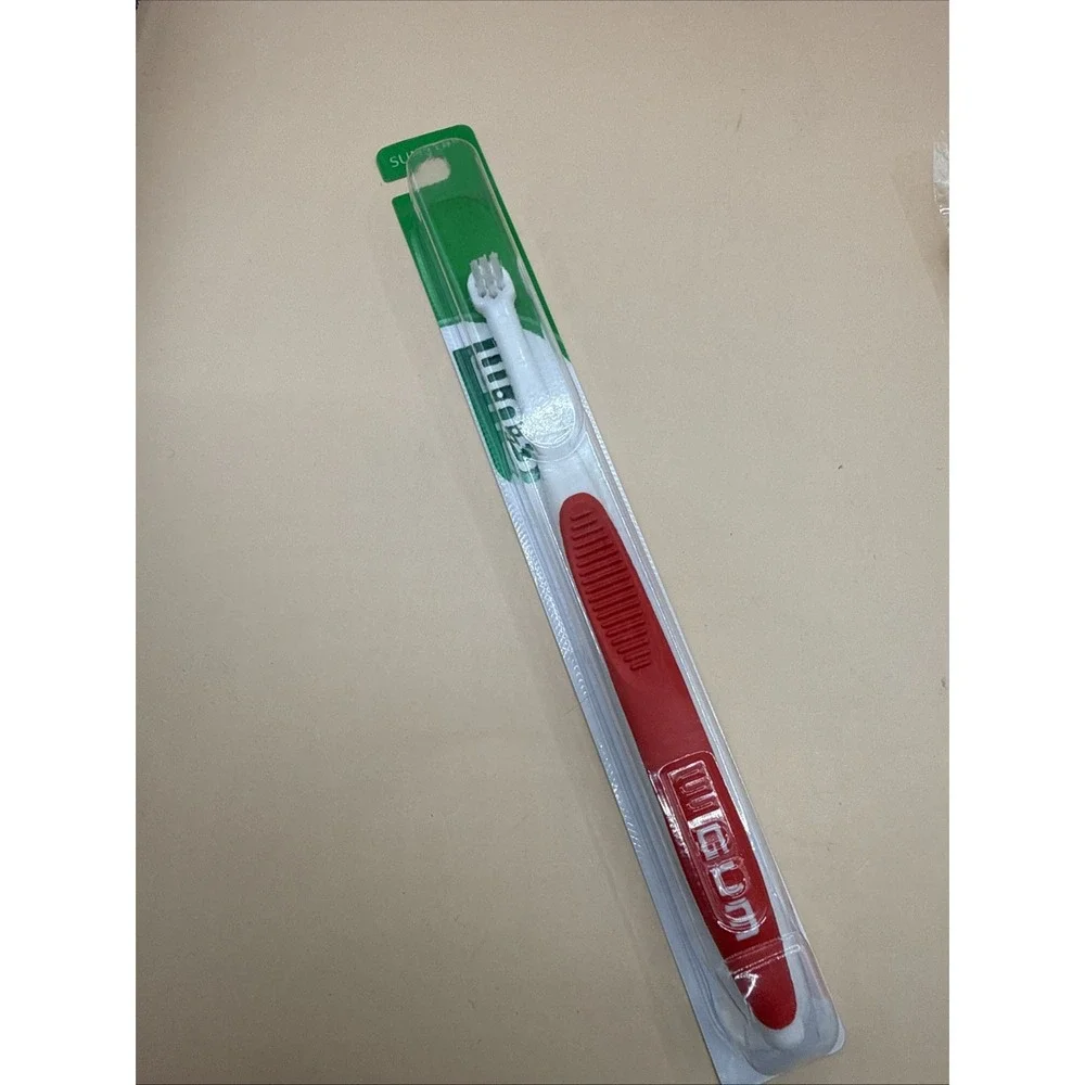 GUM End Tuft Toothbrush Red- Extra Small Head for 1 Count Sunstar USA - Picture 1 of 6